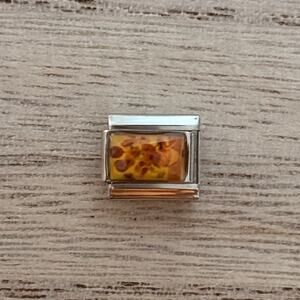 Vase of Flowers Italian Charm Bracelet Link